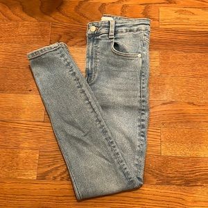 Zara High Rise Skinny Jeans